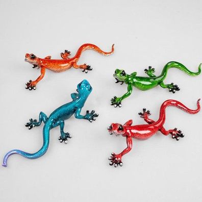 Formano Lurch Geko Salamander Tier Figur rot orange blau grün Multifarben