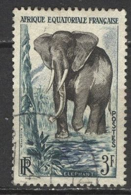 Französisch Äquatorialguinea Mi 307 gest Elefant mot4285