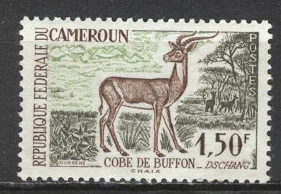 Kamerun Mi 357 postfr Moor-Antilpe mot4284 (Bleistiftbeschr. a. Rückseite)