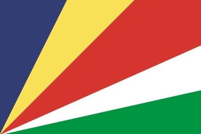 Aufkleber Fahne Flagge Seychellen in verschiedene Größen