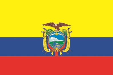 Aufkleber Fahne Flagge Ecuador in verschiedene Größen
