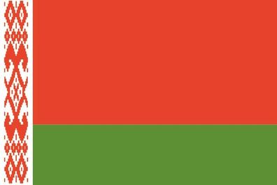 Aufkleber Fahne Flagge Belarus Weißrussland in verschiedene Größen