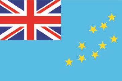 Aufkleber Fahne Flagge Tuvalu in verschiedene Größen