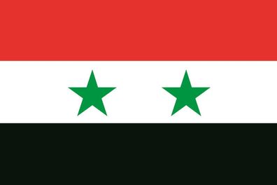 Aufkleber Fahne Flagge Syrien in verschiedene Größen