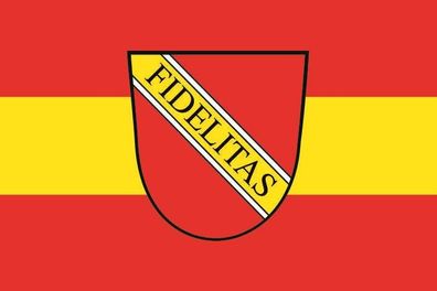 Aufkleber Fahne Flagge Karlsruhe in verschiedene Größen
