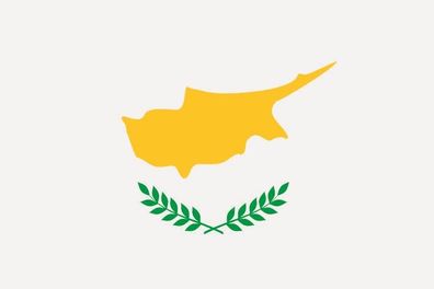 Aufkleber Fahne Flagge Zypern in verschiedene Größen