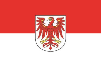 Aufkleber Fahne Flagge Brandenburg in verschiedene Größen