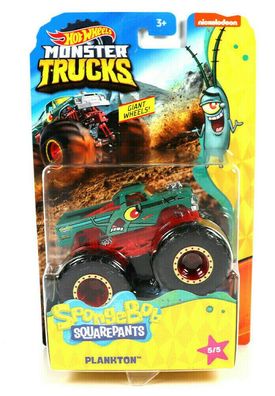 Mattel Hot Wheels Monster Trucks Spongebob Aquarepants LKW / GKD25 Plankton