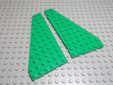 Lego 1 Paar Flügelplatten 7x12 grün Links 3586 Rechts 3585 Set 5599 5600