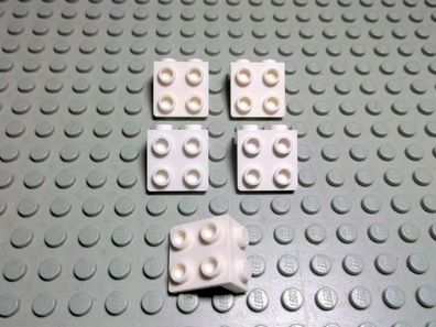 Lego 5 Winkel 1x2 2x2 weiß 44728 Set 6913 9444 4993 10215 10220