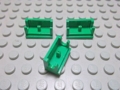 Lego 3 Scharniere Unterteile 1x2 grün 3937 Set 4346 10167