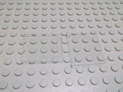Lego 2 Scheiben 1x4x3 transparent klar 60603 Set 7633 4000007 4195 6867