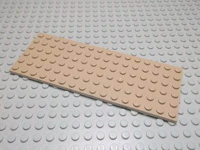Lego 1 Platte flach dunkeltan dunkelbeige 6x16 3027 Set 8802 8877 4194 7594