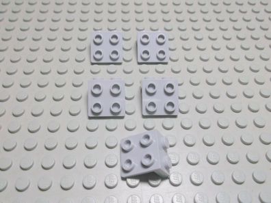 Lego 5 Winkel 1x2 2x2 neuhellgrau 44728 Set 8144 7347 7961 8875