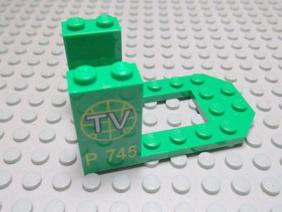 Lego 1 Autoaufsatz grün Aufdruck TV 745 30250px2 Set 6425