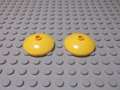 Lego 2 Radar Schüssel 3x3 gelb 43898 Set 4411 5884 7418 7242 30028