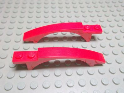 Lego 2 Bogensteine 8x1x1 rot 50967 Set 8652 8143 8059 8060