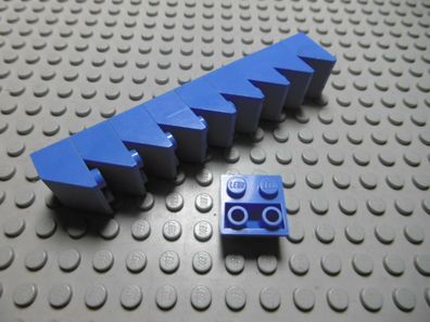 Lego 10 Negativ Steine 45 Grad 2x2 Blau Violet 3660 Set 8781 8799