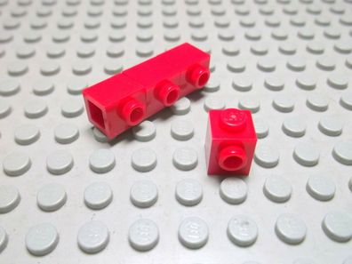 Lego 4 Steine 1x1 1 Niete rot 87087 Set 4208 70728 10220 4439 76015