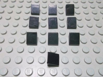 Lego 10 Dachsteine schwarz 1x1 30 Grad 50746 oder 54200 Set 4955 8112 6243