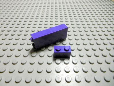 Lego 5 Basic Steine 1x2 hoch dunkelviolet 3004 Set 6864 71016 4866 4755