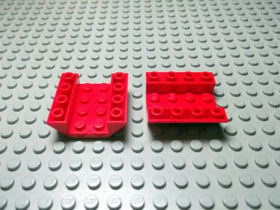 Lego 4 Schrägsteine 4x1 18 grad dunkelbraun  60477 Set 75017 7040 4193 10210 