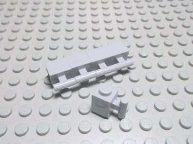 Lego 5 Basicsteine mit Griff 1x1 neuhellgrau 2921 Set 8426 10212 4837 5865