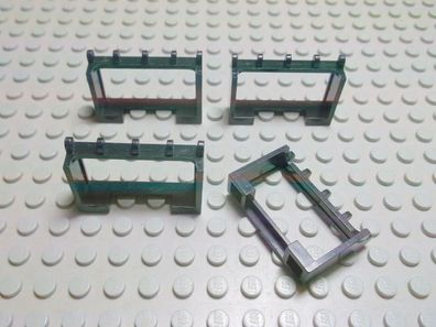 Lego 4 Dachhalter Halter 1x4x2 schwarz 4214 Set 4541 6450 6596 7727