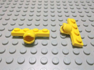 Lego 2 Kupplungen Mutter 1x4 gelb 3183a Set 197 255 711 385 699 365