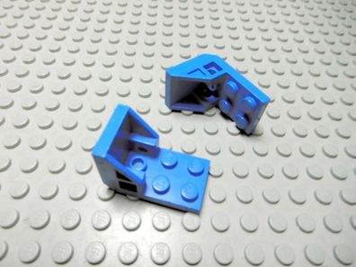 Lego 2 Winkel Träger 2x3-2x2 blau 4598 Set 6825 6871 6882 9462 6986