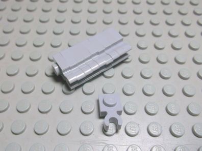 Lego 10 Platten 1x1 Clip neuhellgrau 4085d Set 10219 8486 4193 4195