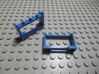 Lego 2 Dachhalter Halter 1x4x2 blau 4214 Set 4555 4557 6656 6553