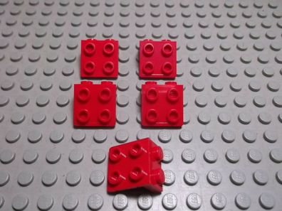 Lego 5 Winkel 1x2 2x2 rot 44728 Set 4955 8144 10188 4896 7597