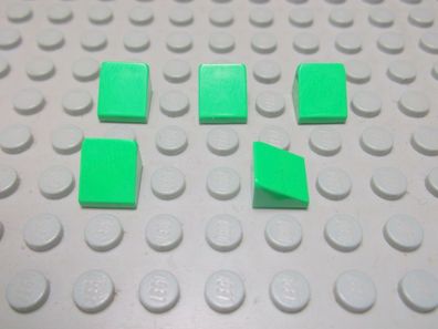 Lego 5 Dachsteine hellgrün 1x1 30 Grad 50746 o. 54200 Set 79003 4432 4206 3817