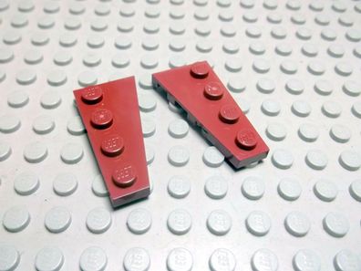 Lego 1 Paar Flügel Platten neubraun 2x4 Rechts 41769 Links 41770 Set 7752 10210