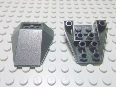 Lego 2 Keile Schrägstein 4x4 Schwarz 3 fach negativ Nummer 4855