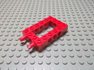 Lego 1 Technic Lochstein 4x6 2 Pin rot 40344c01 Set 4657