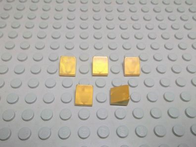 Lego 5 Dachsteine pearlgold 1x1 30 Grad 50746 o. 54200 Set 7325 70810 9442 10232