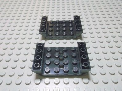 Lego 2 Steine negativ 45 Grad 6x4 schwarz 3 Löcher 60219 Set 7939 9445 5973 6866