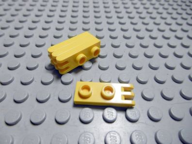 Lego 4 Scharniere Platten 1x2 gelb 3 Finger 4275 Set 8868 6393 8853 5590