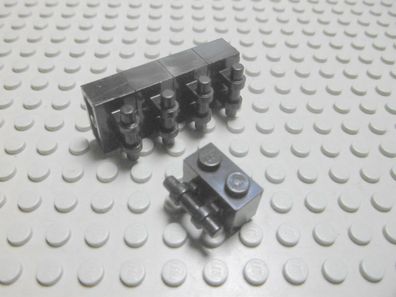 Lego 5 Steine 1x2 mit Griff schwarz 30236 Set 5986 3051 10143 10247