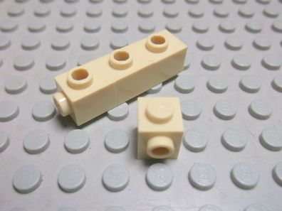 Lego 4 Steine 1x1 1 Niete tan beige 87087 Set 10240 9516 10211 4842 75080