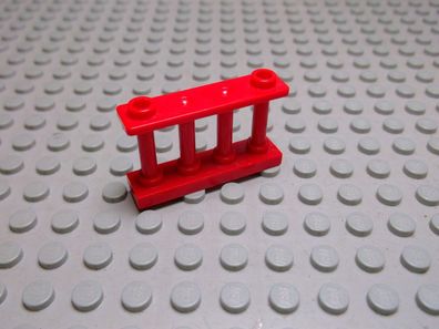 Lego 1 Zaun Spindelzäune 1x4x2 rot 30055 Set 7075