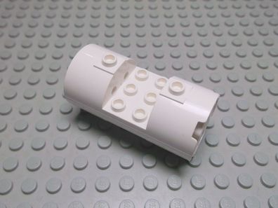 Lego 1 Zylinder 3x6x2 horizontal weiß 30360 Set 8085 10212 7706 7709