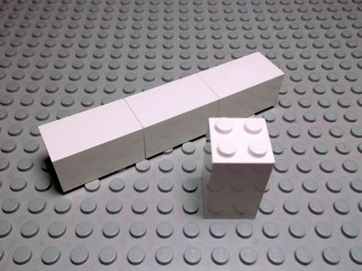 Lego 4 Säulen Steine 2x2x3 weiß 30145 Set 7573 7892 4429 7237 5884