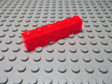 Lego 1 Basic Stein 1x6 hoch Transparent Neonorange Nummer 3009 Set 7159