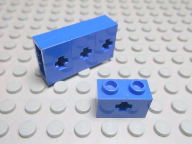 Lego 4 Steine 1x2 Kreuzloch blau 32064 Set 8435 5974 4090 8462