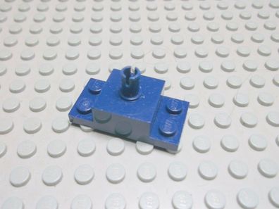 Lego 1 Platte mit Pin oben 2x2 dunkelblau Navyblau 30592 Set 4743