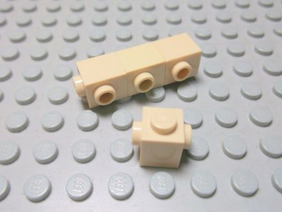 Lego 4 Steine 1x1 2 Nieten tan beige 47905 Set 7239 10196 9515 7733