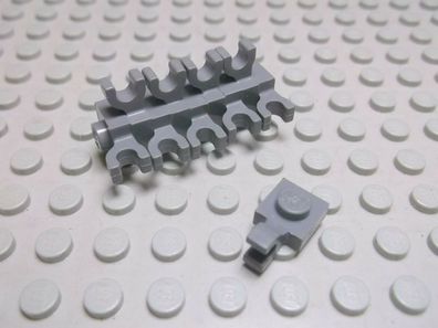 Lego 10 Platten 1x1 Clip Horizontal neudunkelgrau 6019 Set 7775 5524 8157 7994